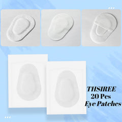 Gentle yet strong adhesive on eye patch