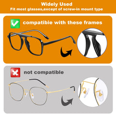 Set of nose pads compatible with plate optical frames sunglasses and plastic frames
