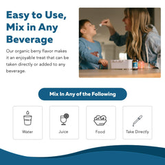 Dosing guide showing adjustable methylfolate dosing for all ages