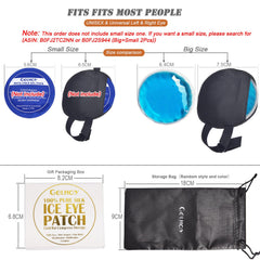 Adjustable elastic strap on Silk One Eye Patch