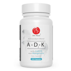 ADK Vitamin Supplement bottle with label