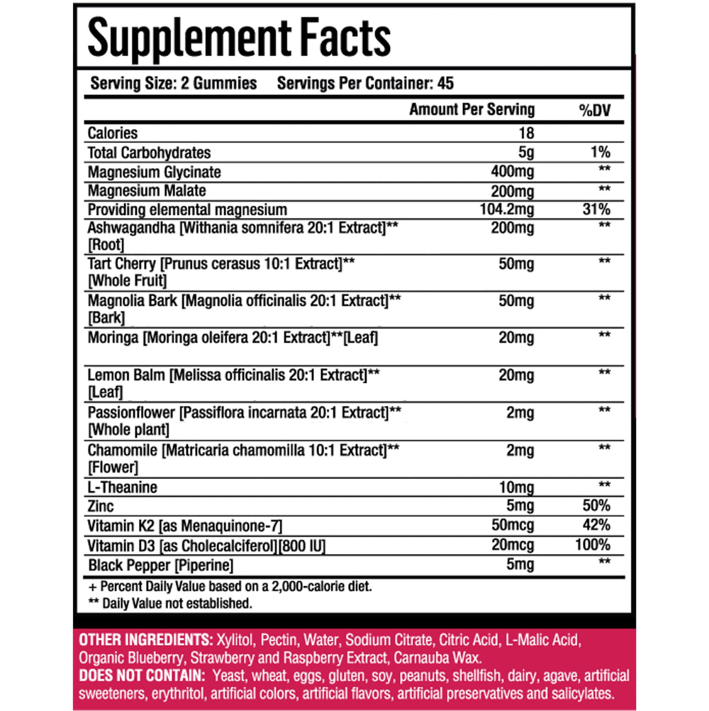 Adndale ingredients badge graphic showcasing 15-in-1 formulation