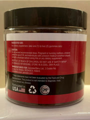 Relaxation-themed scene with gummies on a calming background