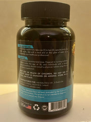 Healthy living concept with sea moss capsules