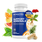 Bottle of adrenal fatigue supplement with 120 veggie capsules