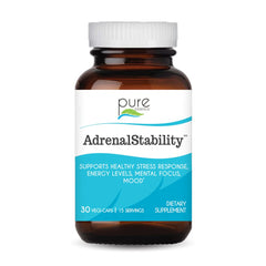 Adrenal Stability bottle and packaging on a white background