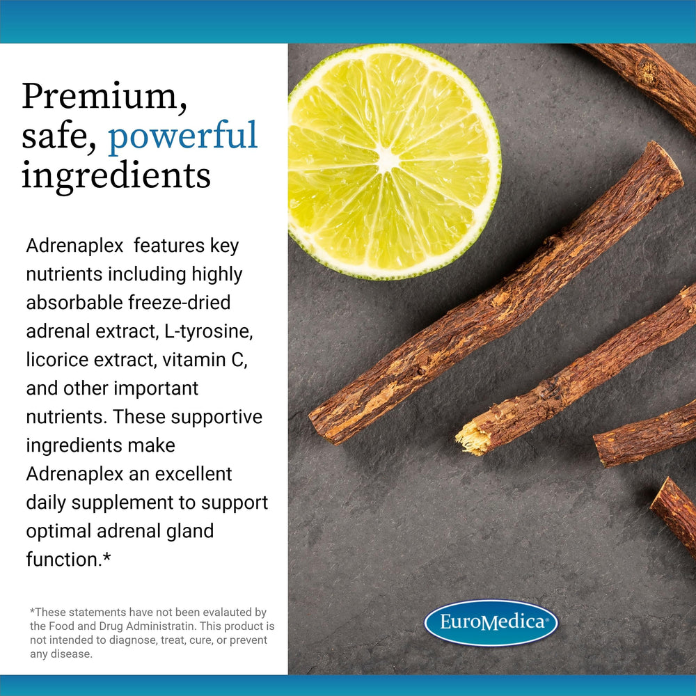 L-Tyrosine, licorice extract and DHEA ingredients