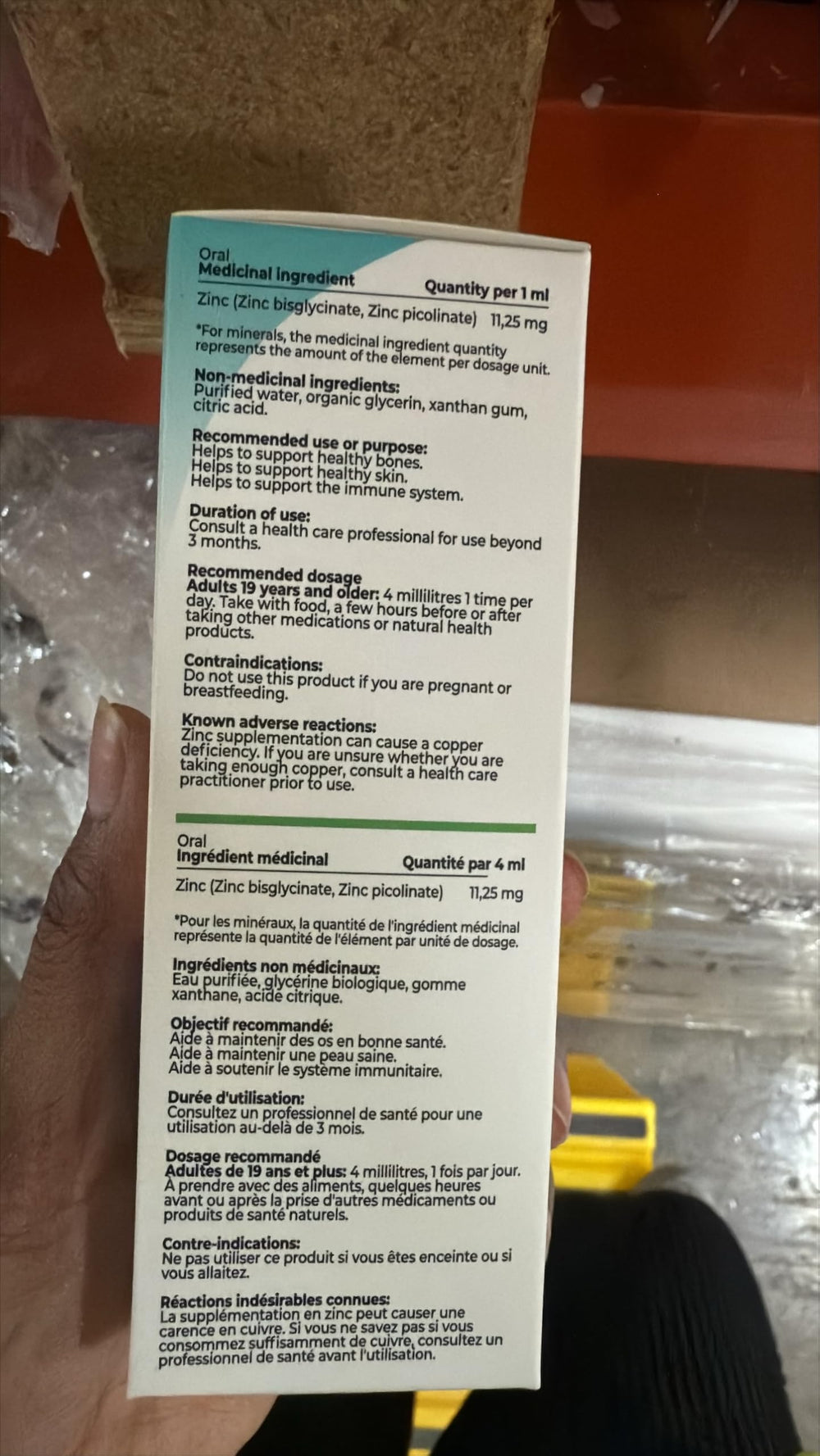 Adult dosing options and usage with the dropper