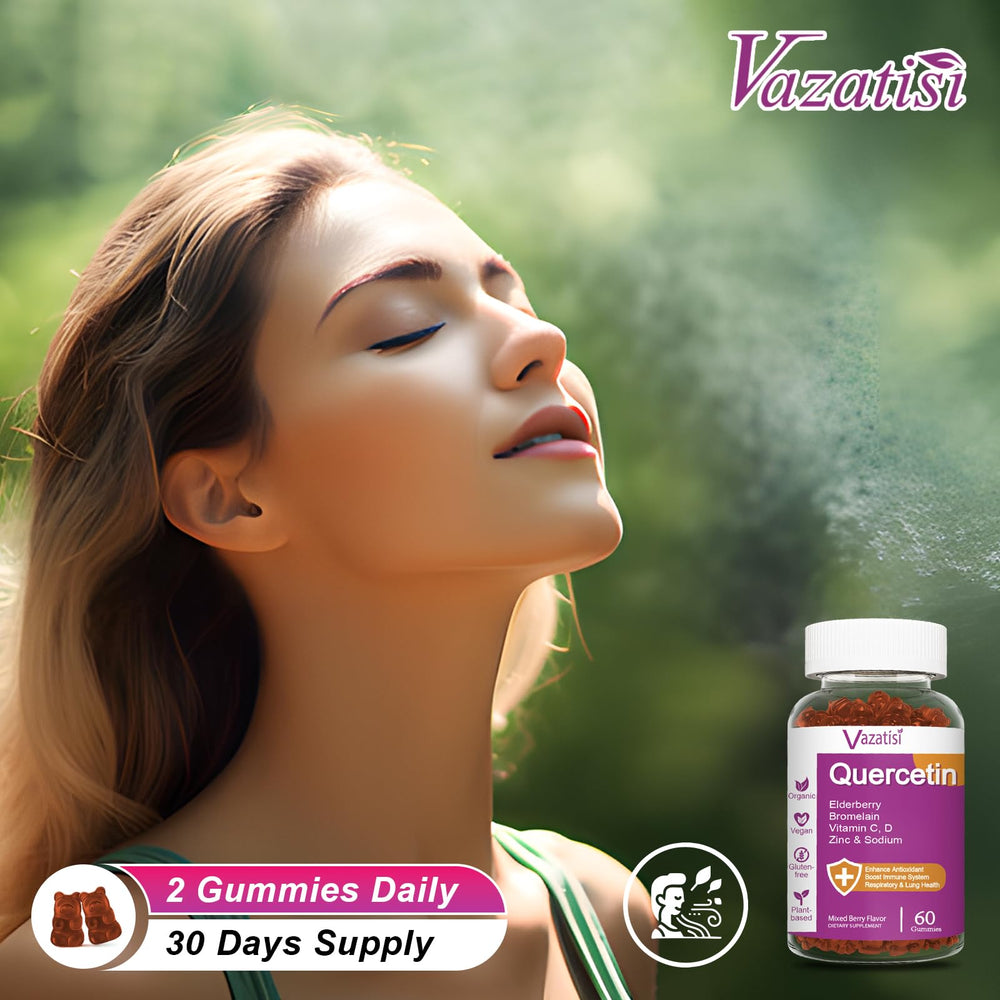 Adults and kids using Quercetin Gummies for immune support