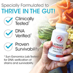 Ultimate Adult Probiotic bottle with 60 capsules