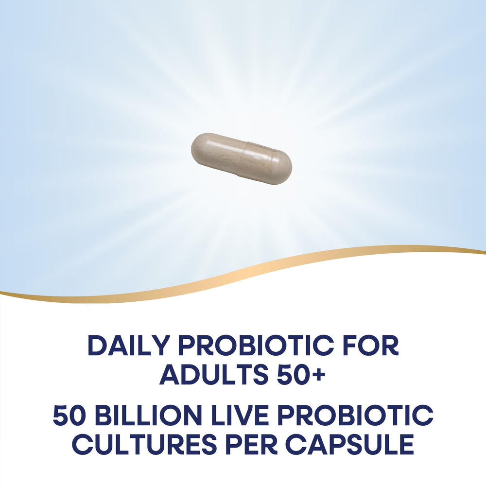 Adult 50+ daily probiotic capsule
