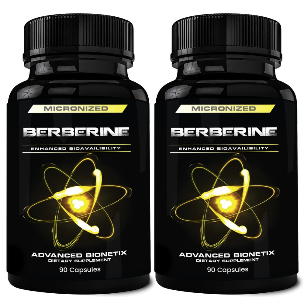 Advanced Bionetix Berberine 1500mg micronized HCl 2-pack 180 capsules hero image