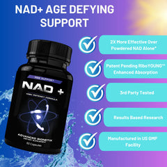 NAD+ supplement capsules