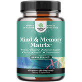 Hero image showing Advanced Brain Supplement bottle for memory and focus