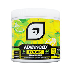 Advanced Focus Lemon Lime bottle close-up