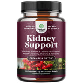 Advanced Kidney Support Supplement bottle and capsules