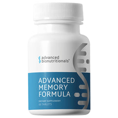 Advanced Memory Formula bottle close-up on white background