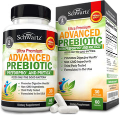 Advanced Prebiotics digestive health hero image