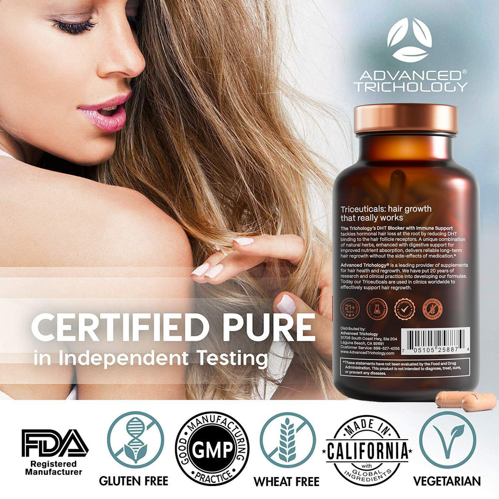 American Hair Loss Association Approved badge with product