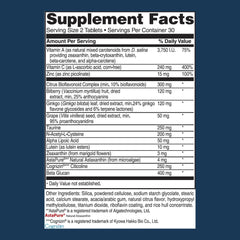 Close-up of ingredients: lutein and zeaxanthin
