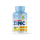Bottle of Advanced Zinc Picolinate 50mg with D3 and K2 – 60 capsules