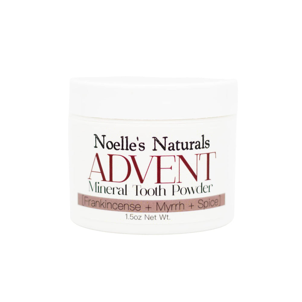 Advent Mineral Tooth Powder in a 2oz jar
