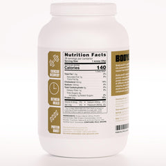 Nutrition facts showing 25 g protein per serving for BodyLean25