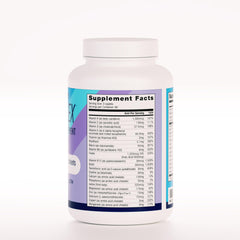 Close-up of CorePlex caplets in a bottle