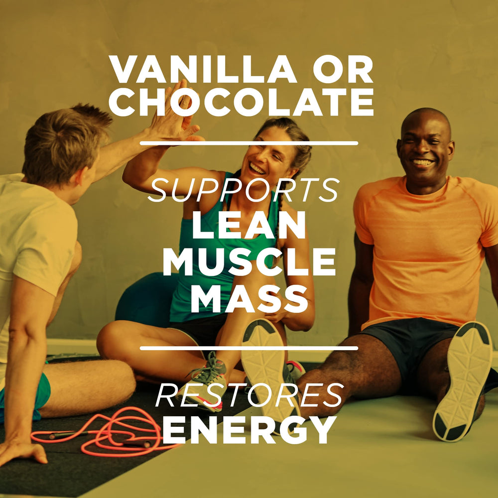 Packaging and tub of AdvoCare BodyLean25 vanilla 4.5 oz