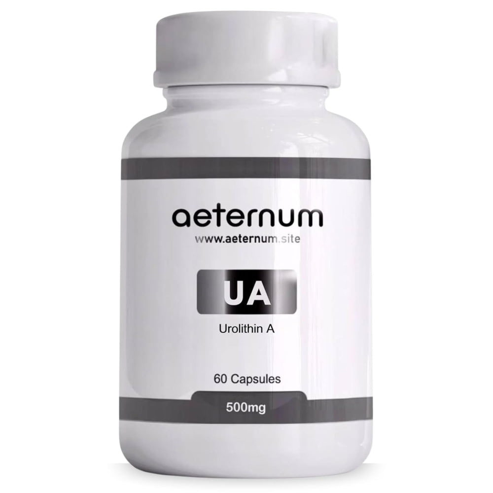 Aeternum Urolithin A 500mg UA 60 Capsules bottle