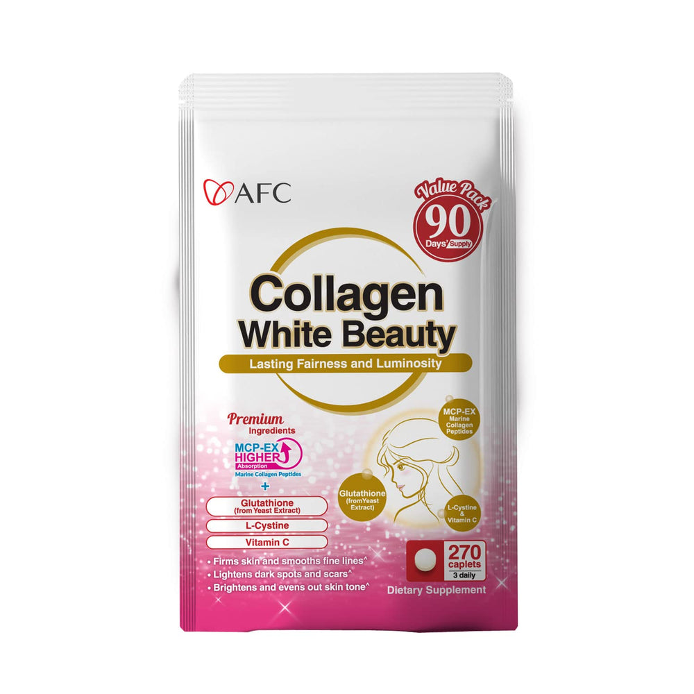 AFC Japan Collagen White Beauty bottle on white background
