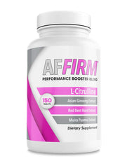 Bottle and packaging of AFFIRM Nitric Oxide Booster for Women