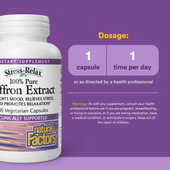 Affron standardized saffron extract label