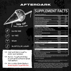 Afterdark INHUMAN nootropics blend — enhanced focus during training.