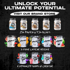 Afterdark INHUMAN pre-workout setup — quick, convenient preparation.