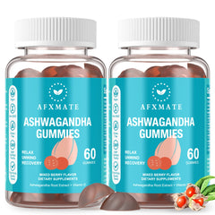 Travel-friendly AFXMATE Ashwagandha Gummies bottle – usage