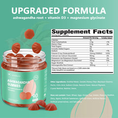 Supplement facts showing 300 mg ashwagandha per serving