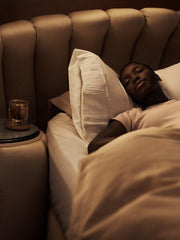 Close-up of AGZ Sleep Drink Sampler label