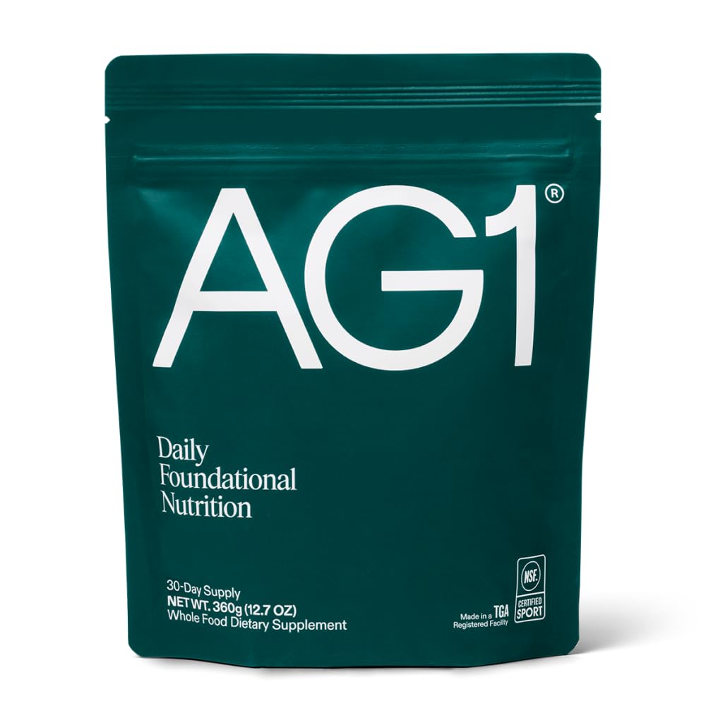 AG1 Greens Powder Refill Pouch — front view