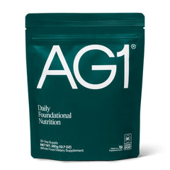 AG1 Greens Powder Refill Pouch — front view