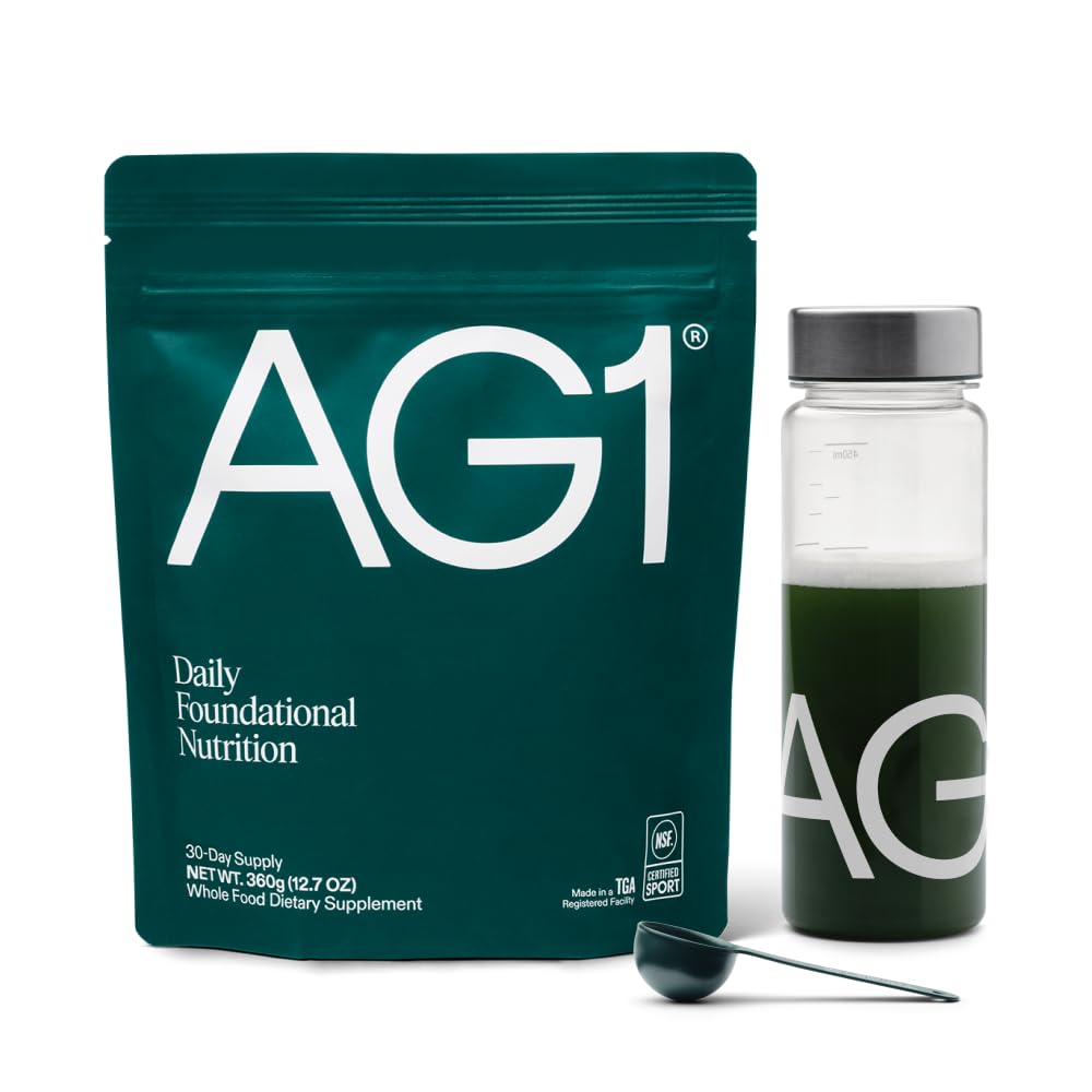 AG1 greens powder tub front view