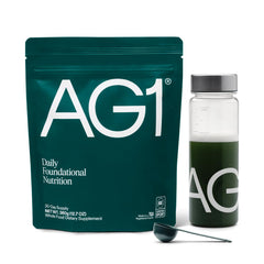 AG1 greens powder tub front view