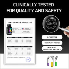 CGMP-certified USA-made facility badge on packaging