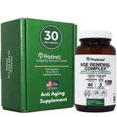Age Renewal Complex hero image featuring bottle and capsules