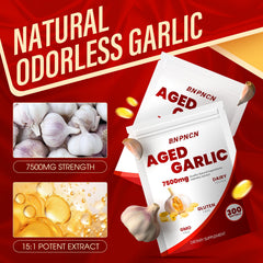 Antioxidant-rich aged garlic image