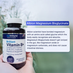 Albion Magnesium Bisglycinate mention on packaging