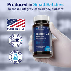 Product packaging shot for AgeImmune Brilliant D3+ Complex