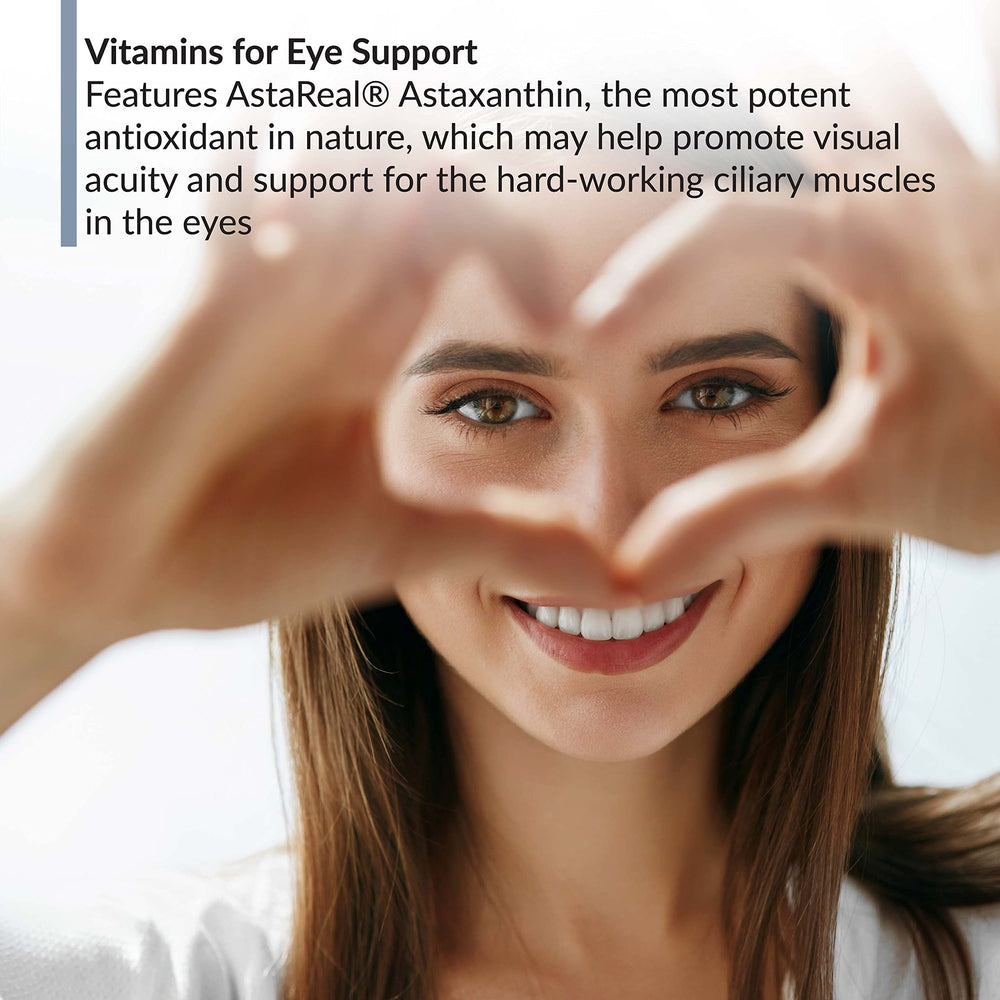 Illustration of eye health and visual performance improvements