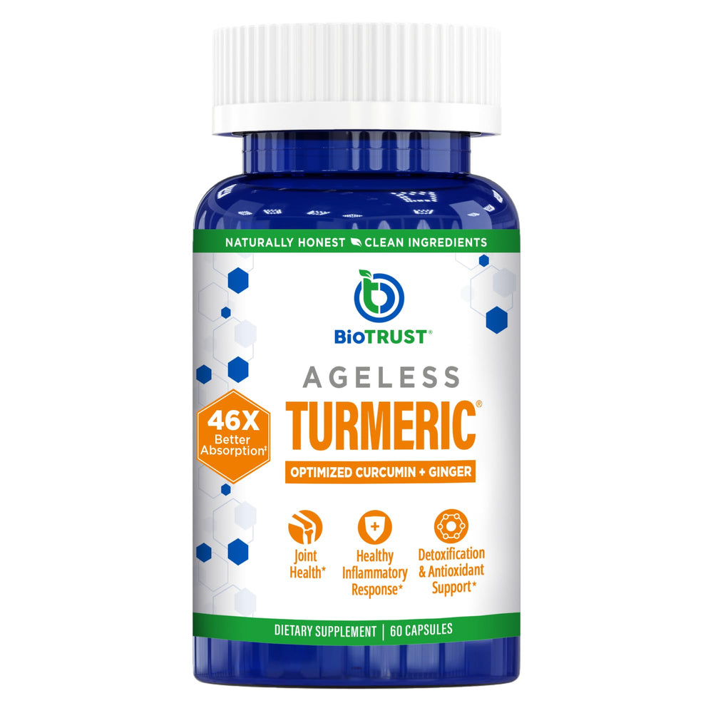 BioTrust Ageless Turmeric bottle front