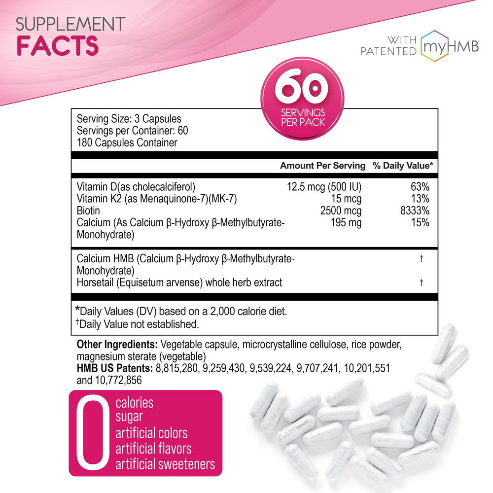 Science-backed formula with patent imagery